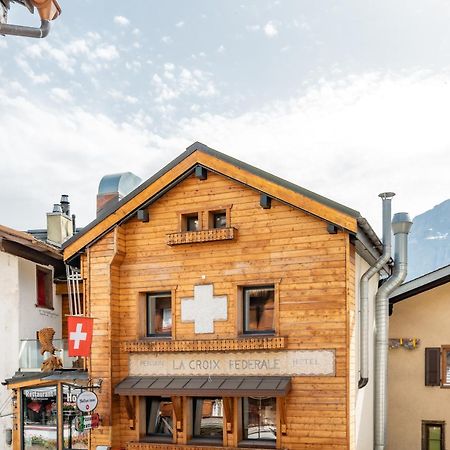 Hotel De La Croix-Federale Leukerbad Exteriör bild